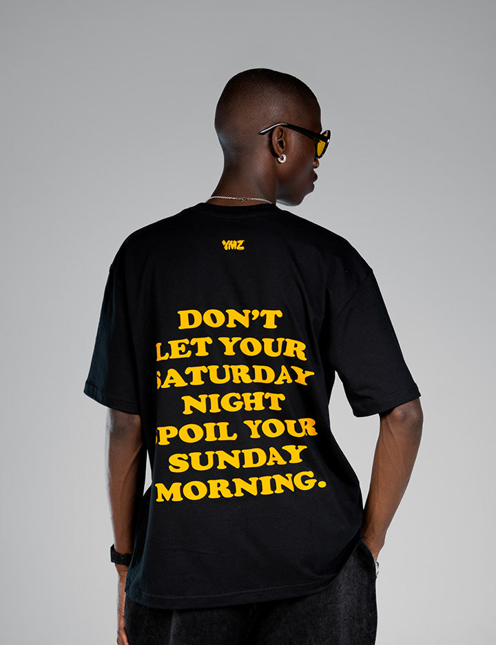 SATURDAY NIGHT SOCIAL CREW GRAPHIC TEE (B)