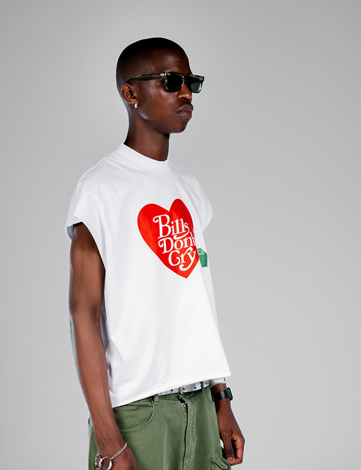 BILLS DON'T CRY CROPPED VEST (W)